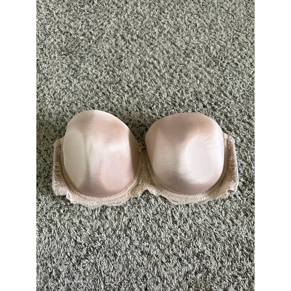 Parfait Women's Beige Strapless Underwire Bra Size 40DDD